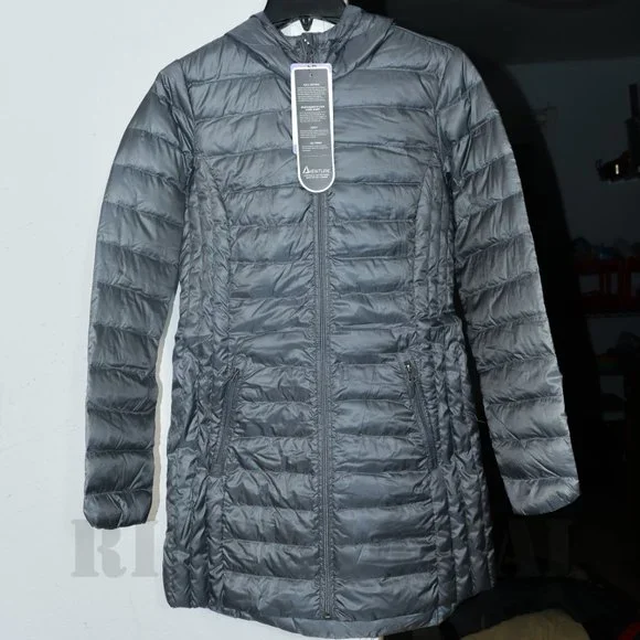 Gray ladies' Lightweight Down Jacket Aventure - Picture 2 of 11